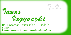 tamas vagyoczki business card